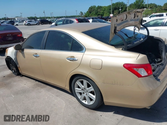 2008 Lexus ES 350 with VIN JTHBJ46G982164072, listed as a IAAI auction lot 41967331 with 1 mi miles. Bid and sale history available at carsss.com. Image 3.