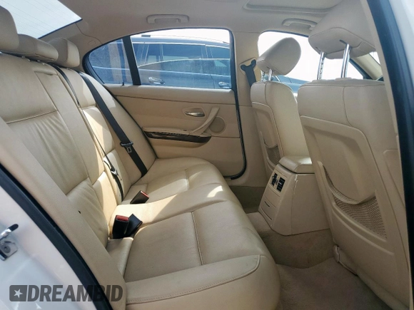 2008 BMW 3 Series 328i with VIN WBAVA37538NL46299, listed as a Copart auction lot 60355545 with 144,821 mi miles and Salvage title. Bid and sale history available at DreamBid. Image 10.