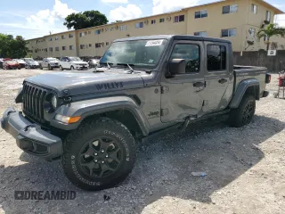 2022 Jeep Gladiator Sport S z VIN 1C6HJTAG5NL130317, wystawiony jako Copart lot #71194054 z przebiegiem 44 324 mil mil oraz Szkoda całkowita • Salvage title. Historia ofert i sprzedaży dostępna na DreamBid. Obrazek 1.
