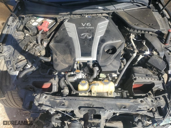 2017 Infiniti Q60 3.0t Premium with VIN JN1EV7EK8HM361560, listed as a Copart auction lot 45396785 with 105,222 mi miles and Salvage Title. Bid and sale history available at carsss.com. Image 12.