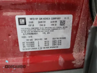 2021 Chevrolet Trax LT с VIN KL7CJPSB5MB349311, выставлен на аукционе Copart как лот 61666575 с пробегом 127 731 миль миль и Чистый • Clean title. История ставок и продаж доступна на DreamBid. Изображение 14.