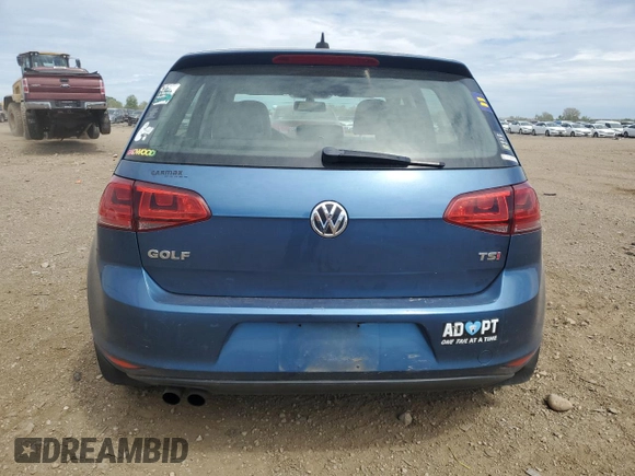2015 Volkswagen Golf TSI SE z VIN 3VW217AU7FM070579, wystawiony jako Copart lot #58259275 z przebiegiem 98 090 mil mil oraz Szkoda całkowita • Salvage title. Historia ofert i sprzedaży dostępna na DreamBid. Obrazek 6.