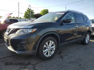 2016 Nissan Rogue SL with VIN 5N1AT2MV7GC913968, listed as a Copart auction lot 55061085 with 204,121 mi miles and Clean Title. Bid and sale history available at DreamBid. Image 1.