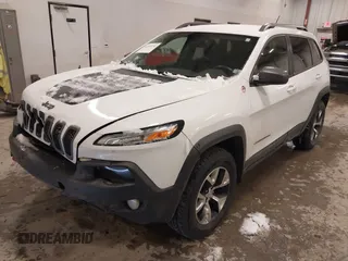 2014 Jeep Cherokee Trailhawk with VIN 1C4PJMBS5EW159912, listed as a IAAI auction lot 41538254 with 166,955 mi miles. Bid and sale history available at carsss.com. Image 17.