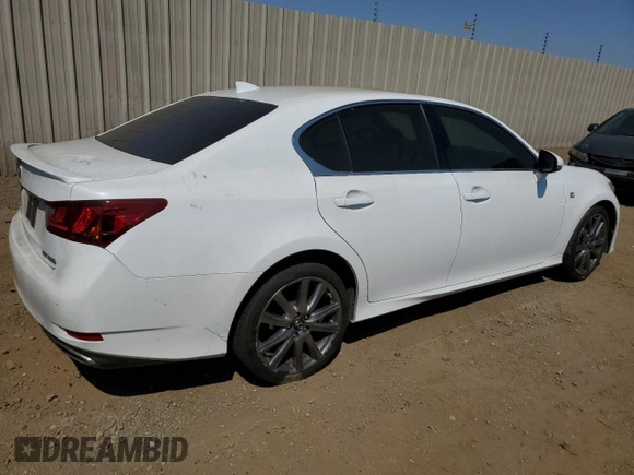 2015 Lexus GS 350 with VIN JTHBE1BL8FA015497, listed as a Copart auction lot 63062494 with 112,978 mi miles and Salvage Title. Bid and sale history available at carsss.com. Image 3.
