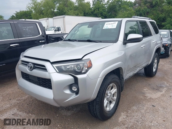 2023 Toyota 4Runner SR5 with VIN JTEMU5JR3P6158092, listed as a IAAI auction lot 42464697 with 52,912 mi miles and . Bid and sale history available at DreamBid. Image 17.