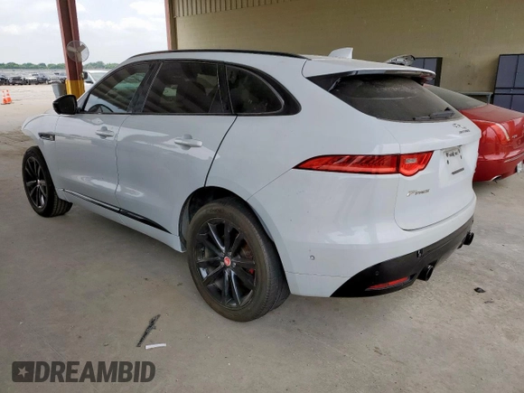 2017 Jaguar F-Pace S with VIN SADCM2BV0HA897756, listed as a Copart auction lot 57075695 with 83,964 mi miles and Clean title. Bid and sale history available at DreamBid. Image 2.