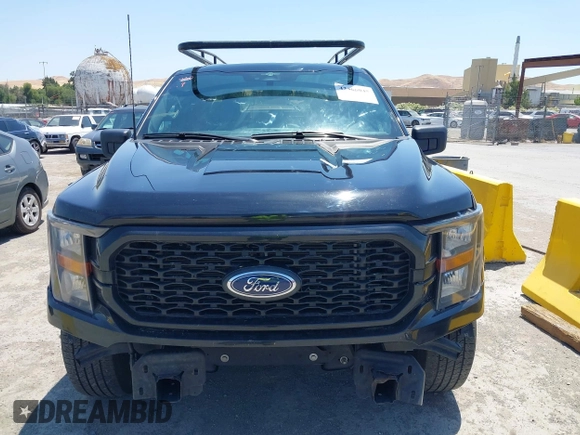 2023 Ford F-150 XL with VIN 1FTEX1C55PKE05056, listed as a IAAI auction lot 42466045 with 54,329 mi miles and . Bid and sale history available at DreamBid. Image 12.