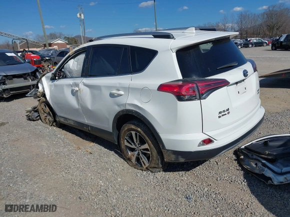 2017 Toyota RAV4 XLE with VIN JTMRFREV7HJ716723, listed as a IAAI auction lot 41672427 with 1 mi miles. Bid and sale history available at carsss.com. Image 3.