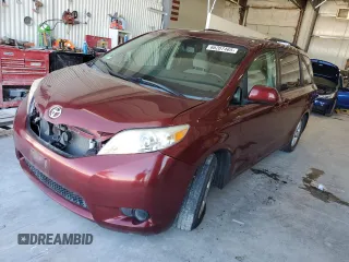2015 Toyota Sienna LE AAS with VIN 5TDKK3DC3FS594193, listed as a Copart auction lot 66287465 with 107,472 mi miles and Clean title. Bid and sale history available at DreamBid. Image 1.