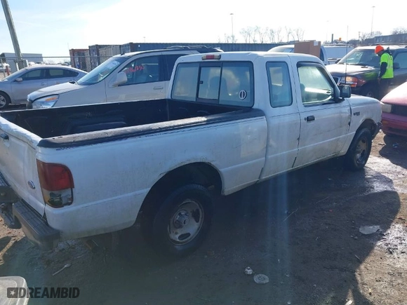 1996 Ford Ranger XL with VIN 1FTCR14UXTPB22009, listed as a IAAI auction lot 41453573 with 192,003 mi miles. Bid and sale history available at carsss.com. Image 4.