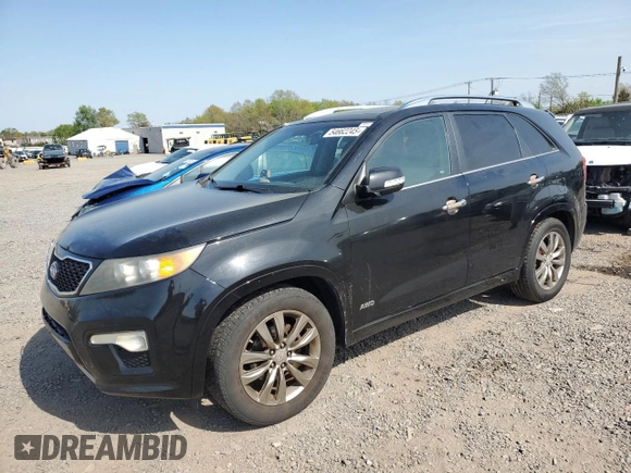 2012 Kia Sorento SX with VIN 5XYKWDA24CG231819, listed as a Copart auction lot 54662245 with 186,149 mi miles and Clean Title. Bid and sale history available at carsss.com. Image 1.