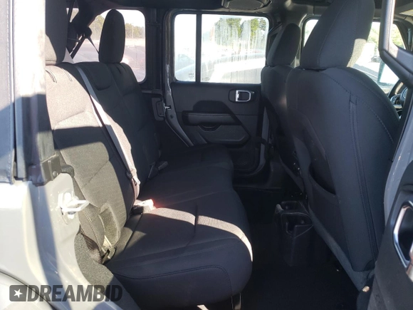 2022 Jeep Wrangler Unlimited Sahara Altitude with VIN 1C4HJXEG5NW174021, listed as a Copart auction lot 55200532 with Not provided miles and Salvage title. Bid and sale history available at DreamBid. Image 6.