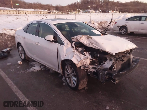 2015 Buick Verano Leather Group with VIN 1G4PS5SK9F4193671, listed as a IAAI auction lot 41308305 with 114,111 mi miles. Bid and sale history available at carsss.com. Image 1.