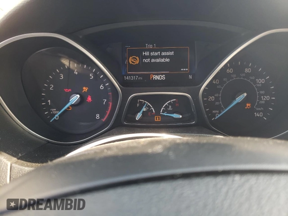 2015 Ford Focus SE with VIN 1FADP3F2XFL299193, listed as a Copart auction lot 59744715 with 141,317 mi miles and Salvage title. Bid and sale history available at DreamBid. Image 9.