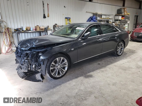 2017 Cadillac CT6 Platinum AWD with VIN 1G6KN5R67HU183399, listed as a Copart auction lot 42323205 with 62,782 mi miles and Salvage title. Bid and sale history available at DreamBid. Image 1.