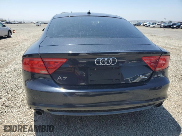 2013 Audi A7 Prestige with VIN WAU2GAFC4DN015859, listed as a Copart auction lot 57795635 with 139,720 mi miles and Clean title. Bid and sale history available at DreamBid. Image 6.
