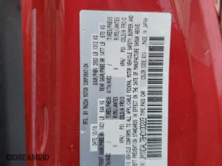 2017 Mazda MX-5 Miata RF Club with VIN JM1NDAL78H0100223, listed as a Copart auction lot 72740574 with 37,653 mi miles and Salvage Title. Bid and sale history available at carsss.com. Image 12.