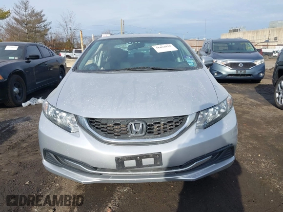 2014 Honda Civic Sedan LX with VIN 19XFB2F5XEE210316, listed as a IAAI auction lot 41662838 with 100,536 mi miles. Bid and sale history available at carsss.com. Image 12.