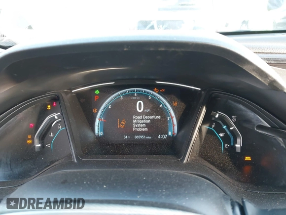 2020 Honda Civic Sedan LX with VIN 2HGFC2F69LH540103, listed as a IAAI auction lot 41629716 with 65,951 mi miles. Bid and sale history available at carsss.com. Image 7.