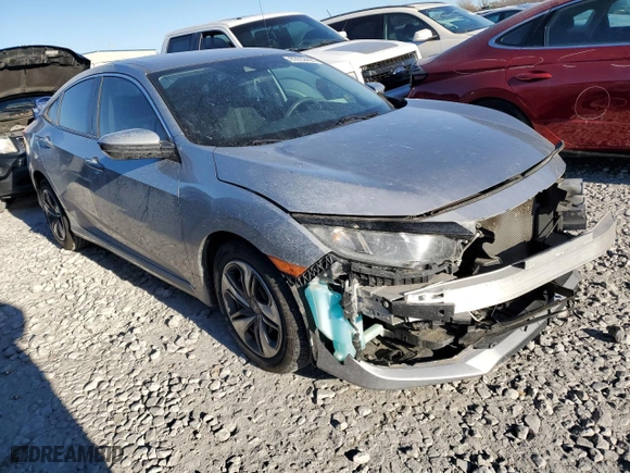 2019 Honda Civic Sedan LX with VIN 19XFC2F65KE022661, listed as a Copart auction lot 83552494 with 42,206 mi miles and Salvage Title. Bid and sale history available at carsss.com. Image 4.