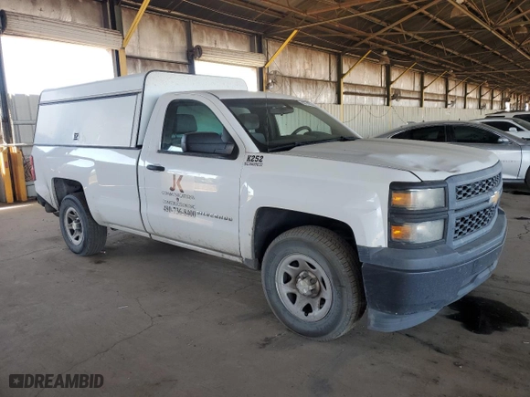 2015 Chevrolet Silverado 1500 Work Truck with VIN 1GCNCPEH4FZ241360, listed as a Copart auction lot 88714975 with 198,839 mi miles and Salvage Title. Bid and sale history available at carsss.com. Image 4.