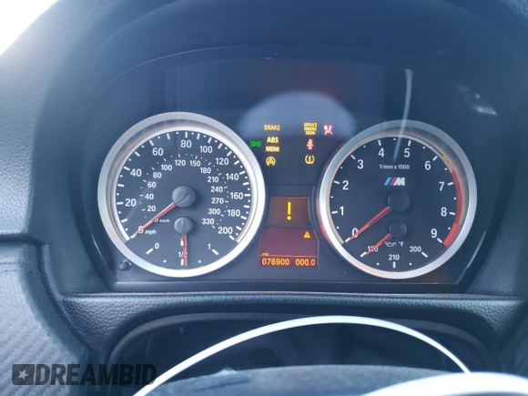 2008 BMW 3 Series M3 with VIN WBSWL935X8PL89934, listed as a Copart auction lot 71311464 with 76,900 mi miles and Salvage Title. Bid and sale history available at carsss.com. Image 9.