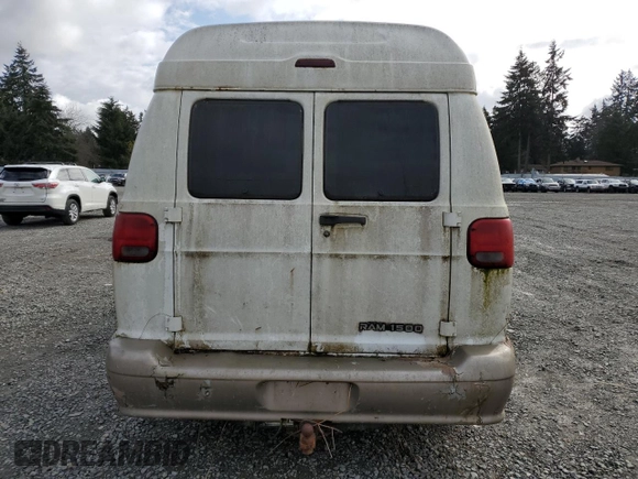 1998 Dodge Cargo Conversion with VIN 2B6HB11Y9WK129390, listed as a Copart auction lot 55708245 with 150,845 mi miles and Clean Title. Bid and sale history available at DreamBid. Image 6.
