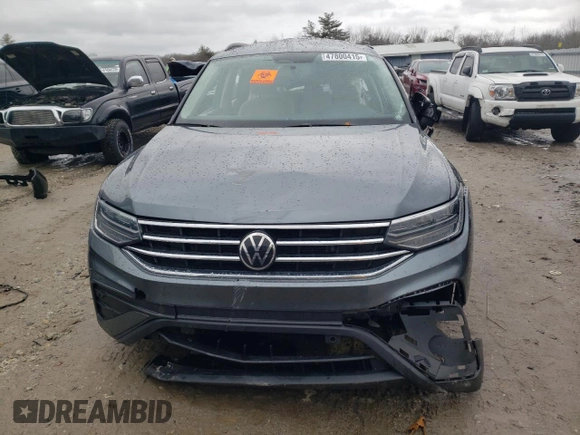 2022 Volkswagen Tiguan S z VIN 3VV1B7AX0NM131082, wystawiony jako Copart lot #47800415 z przebiegiem 59 966 mil mil oraz Szkoda całkowita • Salvage title. Historia ofert i sprzedaży dostępna na DreamBid. Obrazek 5.
