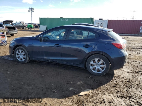 2016 Mazda 3 i Sport with VIN JM1BM1J72G1331827, listed as a Copart auction lot 47018765 with 72,116 mi miles and Salvage Title. Bid and sale history available at DreamBid. Image 2.