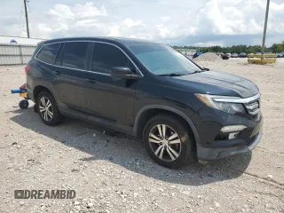 2017 Honda Pilot EX-L with VIN 5FNYF6H56HB024479, listed as a Copart auction lot 65027014 with 88,122 mi miles and Salvage Title. Bid and sale history available at DreamBid. Image 4.