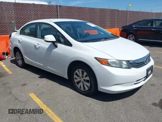 2012 Honda Civic LX z VIN 19XFB2F51CE376687, wystawiony jako IAAI lot #42323849 z przebiegiem 116 730 mil mil oraz . Historia ofert i sprzedaży dostępna na DreamBid. Obrazek 1.