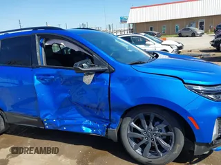 2024 Chevrolet Equinox RS with VIN 3GNAXMEG8RS221288, listed as a IAAI auction lot 41976989 with 30,223 mi miles and . Bid and sale history available at DreamBid. Image 6.