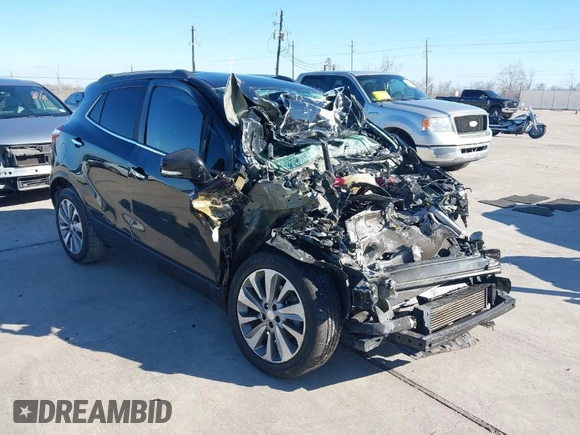 2019 Buick Encore Preferred with VIN KL4CJASB6KB752558, listed as a IAAI auction lot 41647299 with 1 mi miles. Bid and sale history available at carsss.com. Image 1.