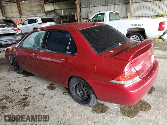 2004 Mitsubishi Lancer ES with VIN JA3AJ26E04U011285, listed as a Copart auction lot 76824724 with 196,334 mi miles and Salvage Title. Bid and sale history available at carsss.com. Image 2.