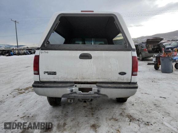 2002 Ford Super Duty F-250 XL with VIN 1FTNX21S12EA57763, listed as a Copart auction lot 42181815 with 0 mi miles and Clean Title. Bid and sale history available at carsss.com. Image 6.