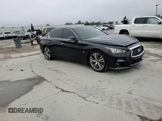 2020 Infiniti Q50 3.0t SPORT with VIN JN1EV7AP7LM200272, listed as a Copart auction lot 46781145 with 58,814 mi miles and Salvage Title. Bid and sale history available at carsss.com. Image 10.