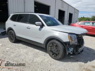 2021 Kia Telluride EX with VIN 5XYP3DHC9MG180672, listed as a Copart auction lot 52306225 with 60,742 mi miles and Non Repairable. Bid and sale history available at DreamBid. Image 4.