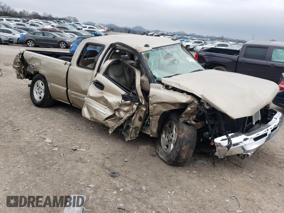 2004 Chevrolet Silverado 1500 with VIN 1GCEK19T74E140512, listed as a Copart auction lot 44128425 with Not Provided miles and Clean Title. Bid and sale history available at DreamBid. Image 4.