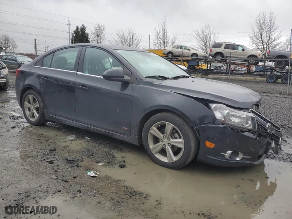 2014 Chevrolet Cruze 2LT with VIN 1G1PE5SB7E7357842, listed as a Copart auction lot 45001815 with 99,970 mi miles and Salvage Title. Bid and sale history available at carsss.com. Image 4.