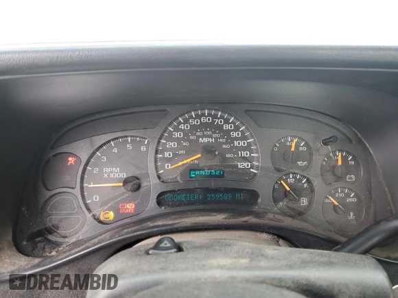 2004 Chevrolet Silverado 1500 LS with VIN 1GCEC14T54Z304434, listed as a Copart auction lot 44769575 with 259,589 mi miles and Clean Title. Bid and sale history available at carsss.com. Image 9.