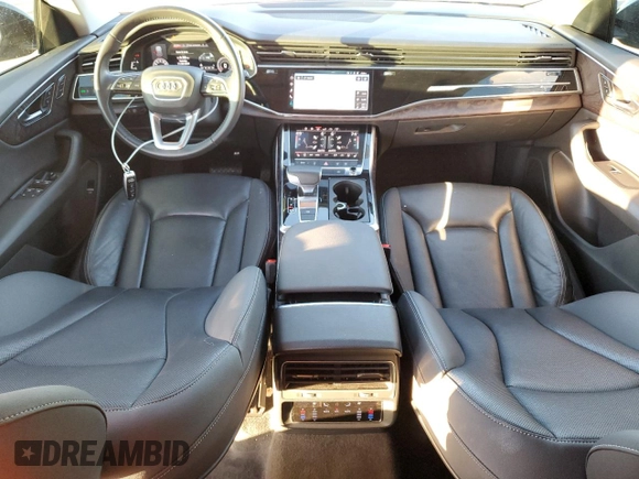 2019 Audi Q8 Premium Plus with VIN WA1EVAF14KD022411, listed as a Copart auction lot 82133294 with 42,839 mi miles and Salvage Title. Bid and sale history available at carsss.com. Image 8.
