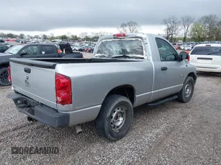 2008 Dodge 1500 ST with VIN 1D7HA16K38J208240, listed as a IAAI auction lot 41917101 with 124,546 mi miles and . Bid and sale history available at DreamBid. Image 4.