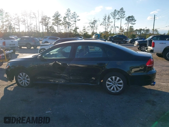 2013 Volkswagen Passat S with VIN 1VWAP7A3XDC005323, listed as a IAAI auction lot 40948885 with 133,447 mi miles and . Bid and sale history available at DreamBid. Image 14.