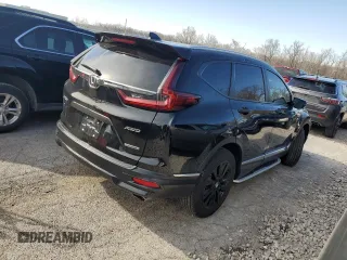 2022 Honda CR-V Touring with VIN 7FARW2H92NE021028, listed as a Copart auction lot 48948274 with 49,569 mi miles and Salvage Title. Bid and sale history available at carsss.com. Image 3.