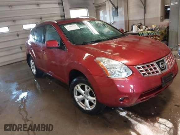 2008 Nissan Rogue SL with VIN JN8AS58V18W126134, listed as a IAAI auction lot 41886130 with 187,482 mi miles and . Bid and sale history available at DreamBid. Image 1.