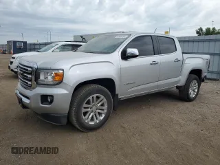 2016 GMC Canyon 4WD SLT with VIN 1GTG6DE35G1208242, listed as a Copart auction lot 63882844 with 58,155 mi miles and Salvage Title. Bid and sale history available at carsss.com. Image 1.