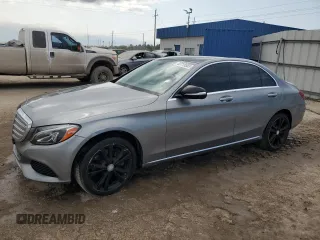 2015 Mercedes-Benz C-Class C 300 with VIN 55SWF4JB2FU088994, listed as a Copart auction lot 52219555 with 158,461 mi miles and Clean Title. Bid and sale history available at carsss.com. Image 1.