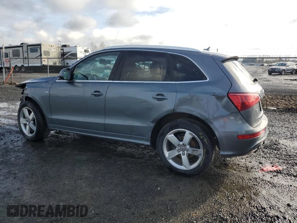 2012 Audi Q5 Premium Plus with VIN WA1DKAFP8CA001914, listed as a Copart auction lot 48700845 with 134,118 mi miles and Salvage title. Bid and sale history available at DreamBid. Image 2.