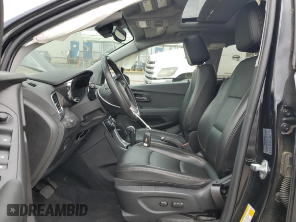 2018 Chevrolet Trax Premier with VIN 3GNCJRSB0JL369367, listed as a Copart auction lot 53155935 with 25,132 mi miles and Salvage Title. Bid and sale history available at carsss.com. Image 7.